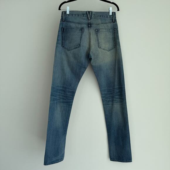 3x1 Jeans Mens 29x34 Blue M3 Selvedge Slim Fit Faded Driggs Denim Button Fly - Picture 3 of 11